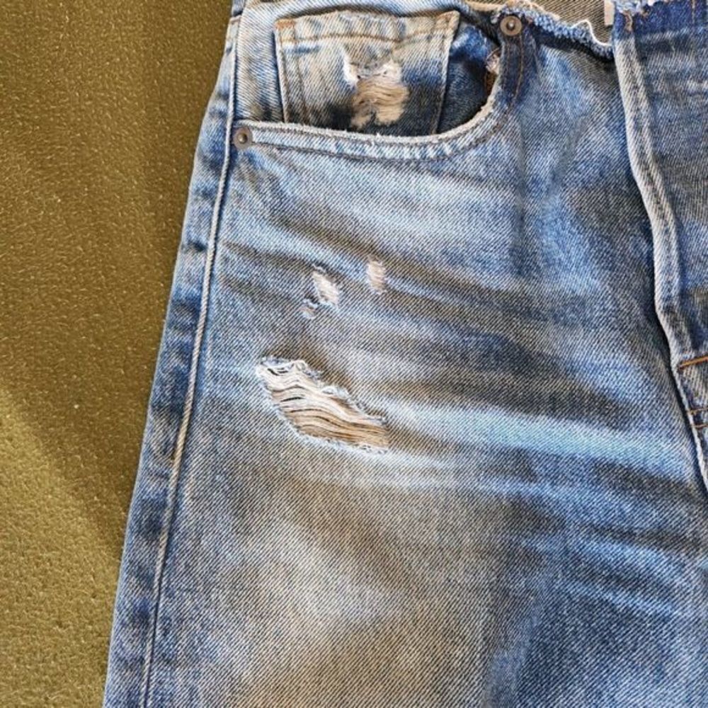 Re-Release Le Original Raw Edge High Waist Jeans - Picture 5 of 15